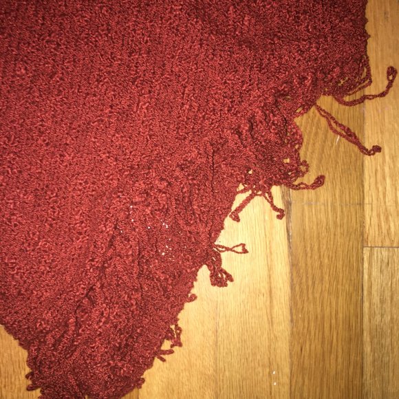 Burnt Sienne Poncho - Picture 3 of 6